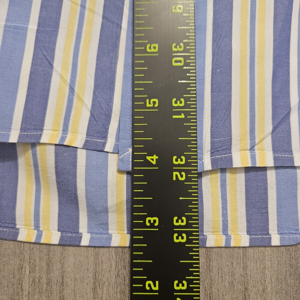 Polo Ralph Lauren Blake Button Up Shirt Extra Large Blue Yellow Pony Rugby Prep - Picture 5 of 7
